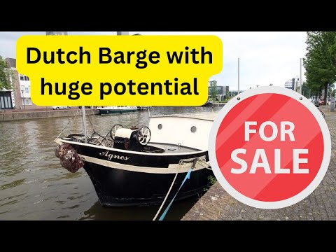 Dutch Barge houseboat with huge potential