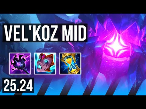 VEL'KOZ vs AKALI (MID) | EUW Master | 25.24