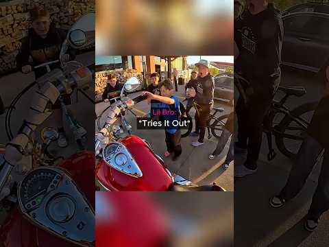 When a Biker Meets a Group of Future Riders…