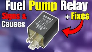 9 symptoms of a bad fuel pump relay signs, causes, fix and Replacement