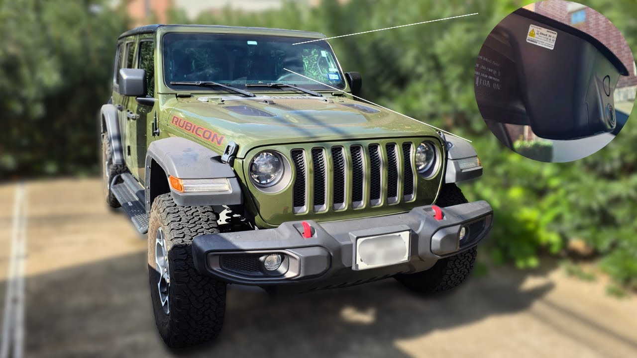 Installing OEM Style Dash Cam on 2023 Jeep Wrangler Rubicon