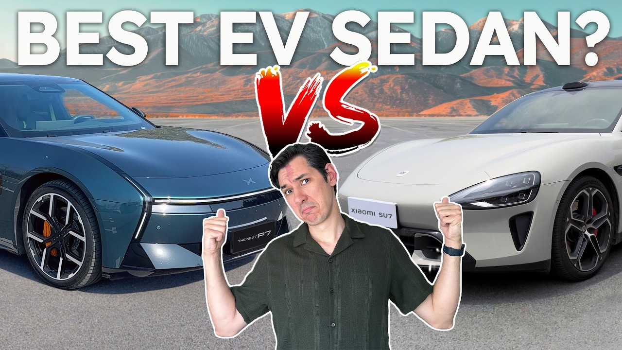XIAOMI SU7 VS XPENG P7 - Which is China's HOTTEST EV Sedan?