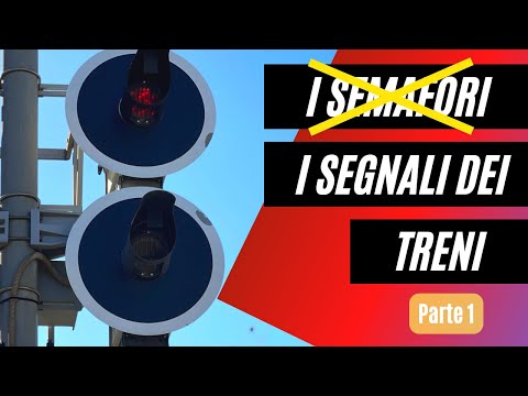 SEGNALI FERROVIARI ITALIANI: Come fa un MACCHINISTA a sapere quando partire o fermarsi con il TRENO?