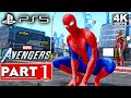 MARVEL'S AVENGERS SPIDER-MAN PS5 Gameplay Walkthrough Part 1 [4K 60FPS] - No Commentary