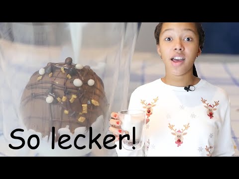 Schokobombe super easy selber machen ❤ Chocolate Bomb für heiße Schokolade