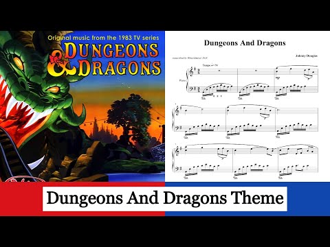 Dungeons And Dragons Theme - Johnny Douglas - (piano solo)