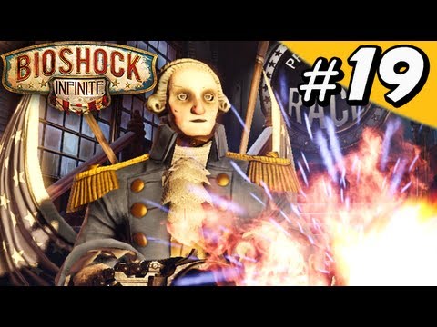 BioShock: Infinite Gameplay Walkthrough Part 19 - Motorized Patriot & Lady Comstock's Memorial