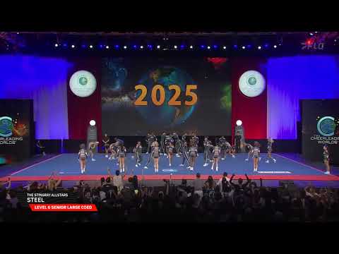 The Stingray Allstars Steel 2025 L6 Senior Large Coed SEMIS 2025 The Cheerleading Worlds