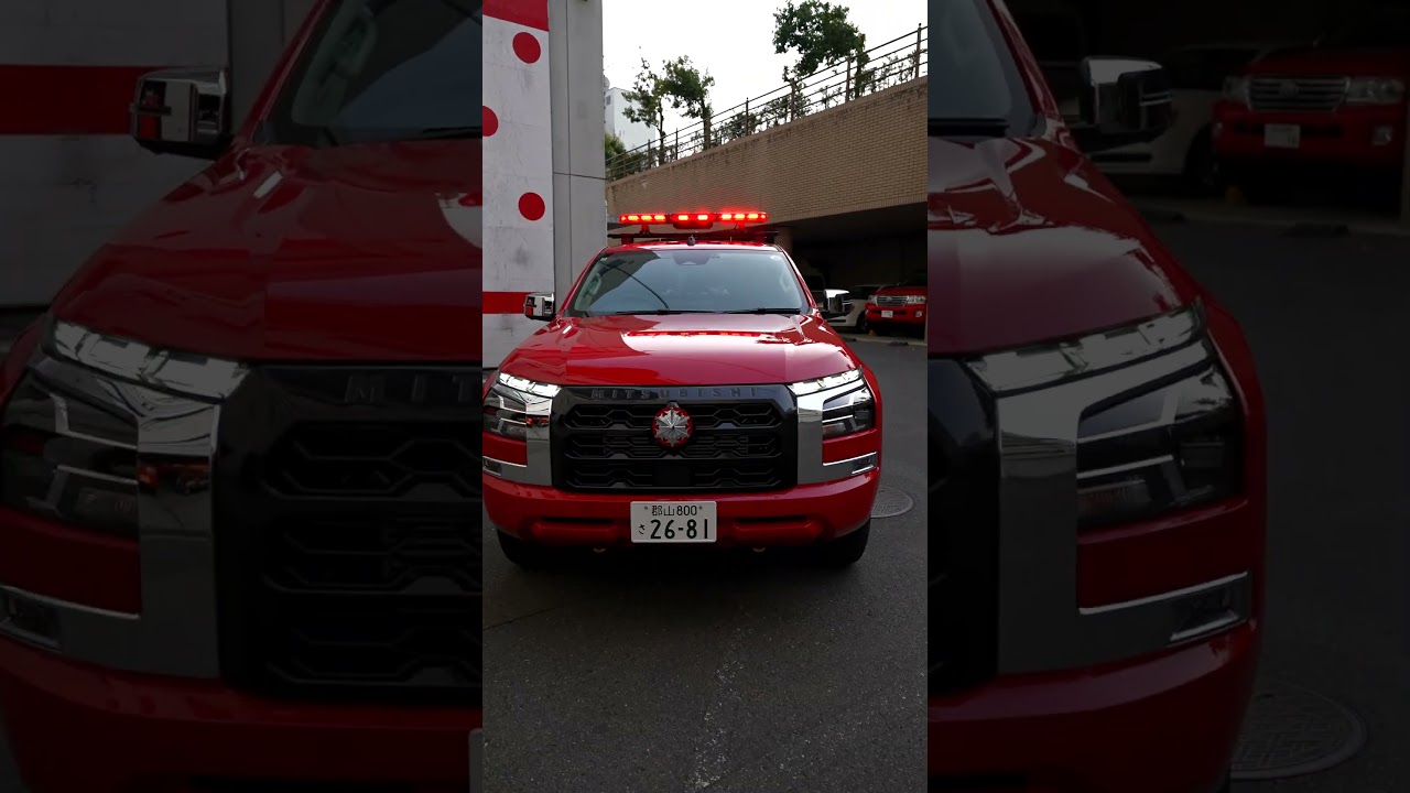 ＼救助先行車が納車 ／#郡山消防 #救助先行車