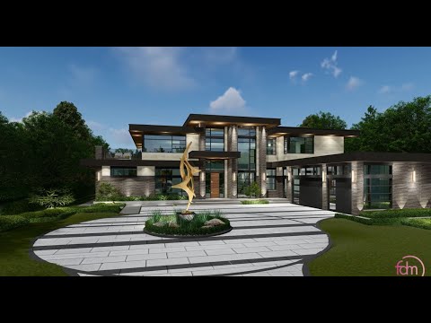Luxury Modern Estate Home by Flora Di Menna Designs Inc.