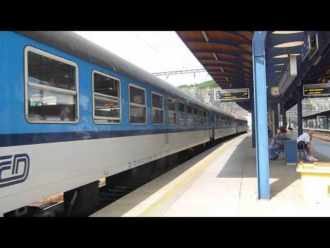 Odjezd vlaku Sp 1696 ze stanice Ústí nad Labem hl.n.