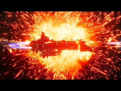 Imperial Navy vs Titans: Macragge's Honour, Phalanx! - Massive Battle, Skirmish Gameplay, BFGA 2