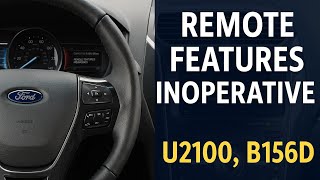 Ford Remote Features NOT Working? Ford Pass DTC U2100 B156D Explained (2018–2020 TCU Issue)