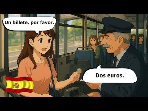 20 Minutes of Everyday Spanish Conversations (A1–A2) |  Taking Public Transport