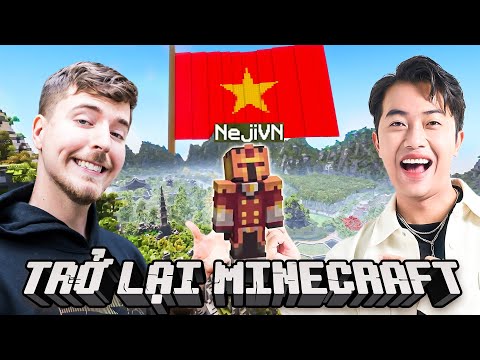 CrisDevilGamer và MrBeast choáng ngợp bởi vẻ đẹp của Ninh Bình trong Minecraft
