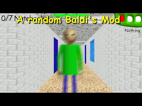 A random Baldi's Mod- Baldi's Basics Mod