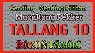 Download lagu TALLANG 10 RUKUN FAMILI PALING ENAK SEPANJANG MASA mp3