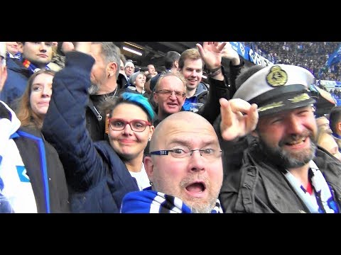 HSV - VfB Stuttgart  Vor Anpfiff im Volksparkstadion Hamburg - Nord Süd Gipfel