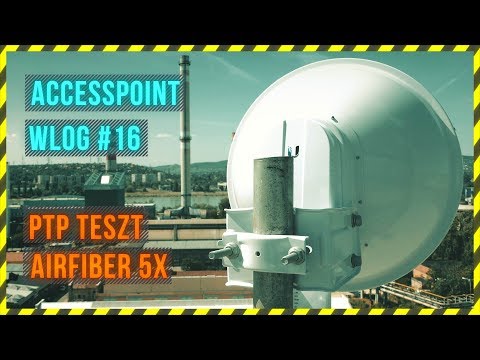 AP WLOG #16 Ubiquiti AirFiber5x  PTP performance test - ENGLISH SUBTITLES