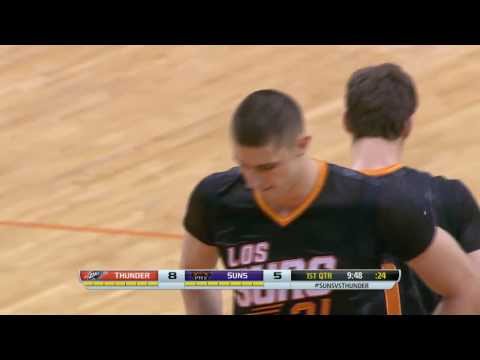 Alex Len With Force | Oklahoma City Thunder vs Phoenix Suns | March 06, 2014 | NBA 2013-2014