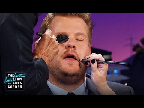 Alice Cooper & Pauley Perrette Make Up James