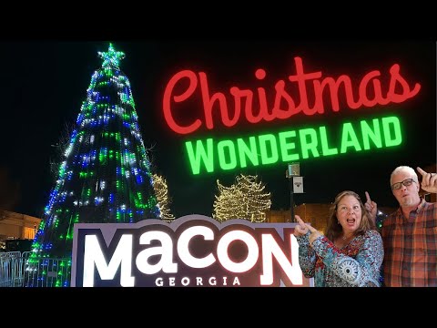 Macon Christmas Light Extravaganza!  Magical Downtown Light Show & Macon Pops 🎄✨