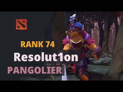Resolut1on (Rank 74) plays Pangolier Dota 2 Full Game