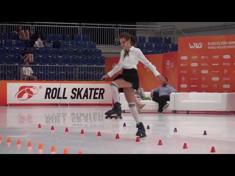 2019 WRG Inline Freestyle Classic Slalom JRW Final 12th Place Arosio Matilde (ITA)
