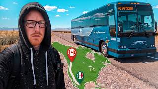 I Took the Greyhound Bus From Canada to Mexico. 3 Days of HELL.