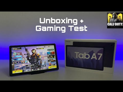 Samsung Galaxy Tab A7 | Gaming Test | Unboxing Tablet | Best Budget Tablet