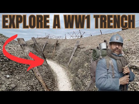 Exploring the WW1 Trenches at Main de Massiges