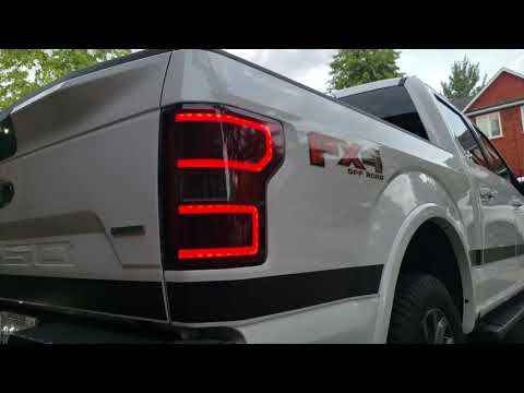 2018-2019 Ford F150 ANZO LED tail lights