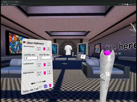 Muse 3D Website Tileable Textures Demo
