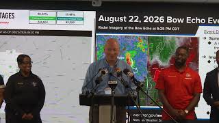 MLGW and City of Memphis Bow Echo Storm Update 8-23-26