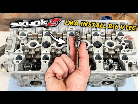 How to Install Skunk2 LMA's on B16 VTEC Cylinder Head