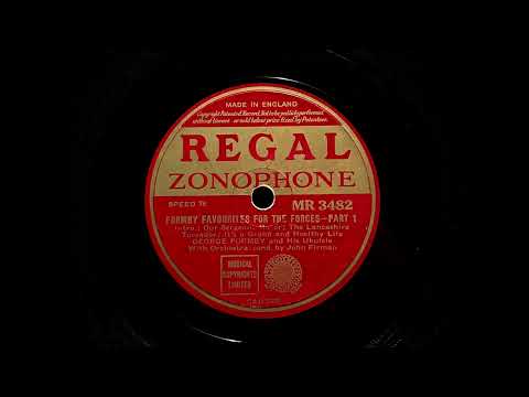 1941 GEORGE FORMBY - Favourites For The Forces, Part 1 REGAL 10" MR3482