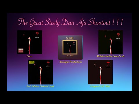 THE GREAT STEELY DAN AJA SHOOTOUT ! ! !  OG (AB 1006) vs. Coloured Vinyl vs. MFSL vs. Cisco vs. UHQR