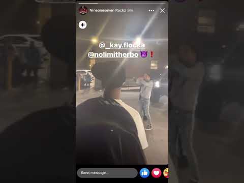 Kay Flock Does A Music Shoot With Gherbo & LilBibby &  917 Rackz