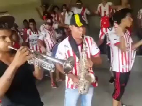 "FRBS   ES LA PRIMERA BANDA" Barra: Frente Rojiblanco Sur • Club: Junior de Barranquilla