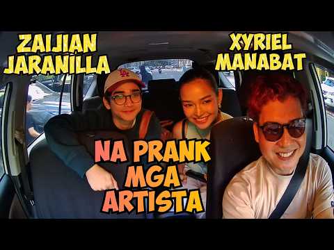 NA PRANK MGA ARTISTA! XYRIEL MANABAT AT ZAIJIAN JARANILLA