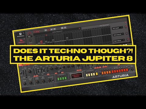 Arturia Jupiter 8 - Does It Techno Though?! (a guide to making techno sequences with 5 free presets)