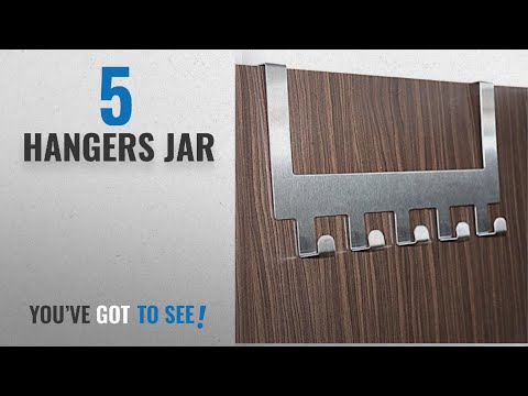Top 10 hangers jar- home cube adhesive 5 stainless steel doo...