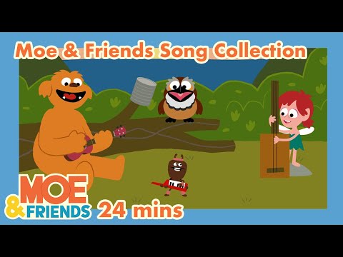 Moe & Friends Animated Song Collection | 12 Catchy Songs for Kids | Butterfly, Rollin' On & More