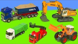 Koparka, ciężarówka zabawki, dźwig Bagrownica - Zabawki strażackie - Excavator Toys