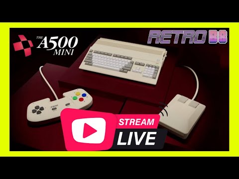 Amiga A500 Mini Live opening, set up and gameplay honest buyer review