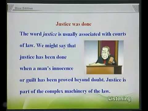 35-3 New Concept English 35 Justice was done 伸张正义