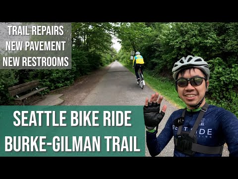 Burke-Gilman to Ship Canal Trail Seattle Bike Ride | 45 Minutes w/ Commentary