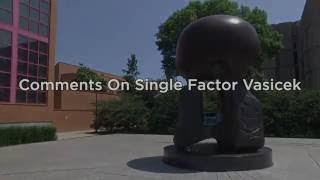 6.10 Comments on Single-Factor Vasicek video