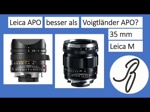 Leica APO-Summicron 35 mm vs. Voigtländer APO-Lanthar