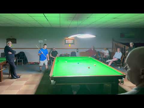 Jack Bowman v Dave Edgar final stages of a frame